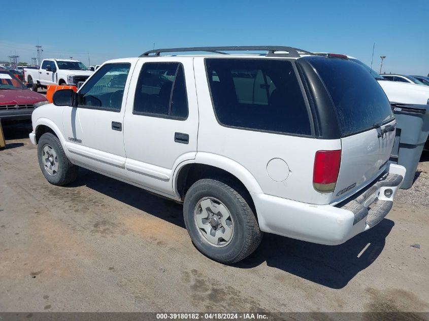 2004 Chevrolet Blazer Ls VIN: 1GNDT13X34K165694 Lot: 39180182