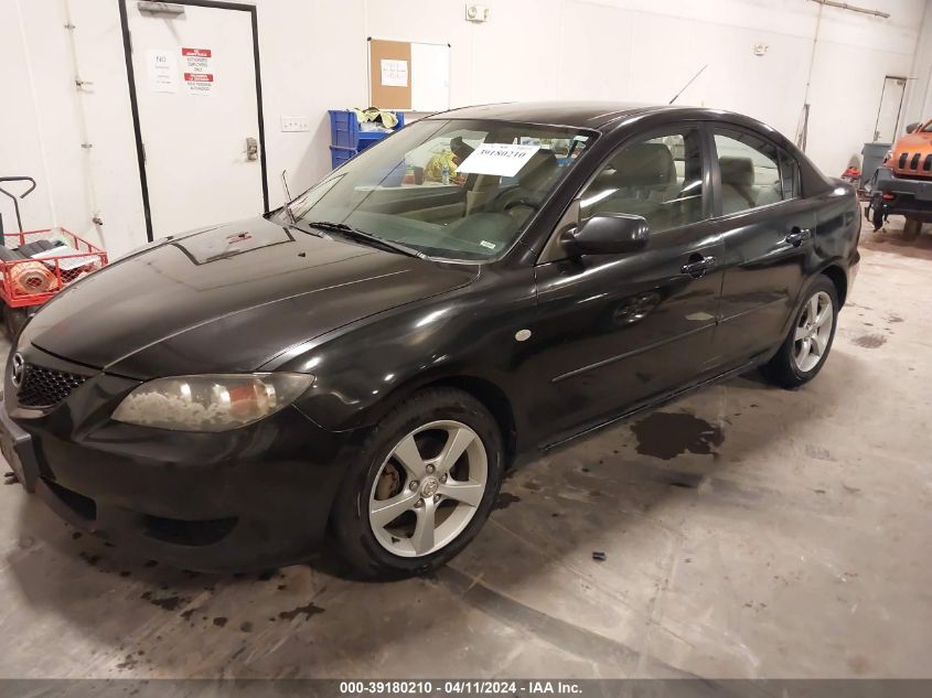 2006 Mazda Mazda3 I VIN: JM1BK12F861422269 Lot: 39180210