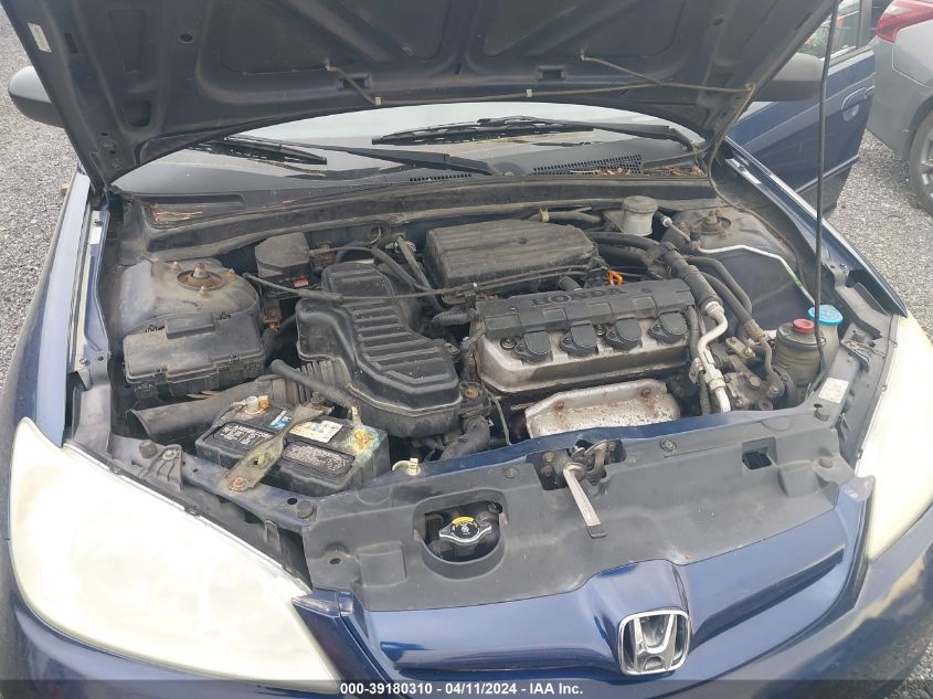 2HGES165X5H534684 | 2005 HONDA CIVIC