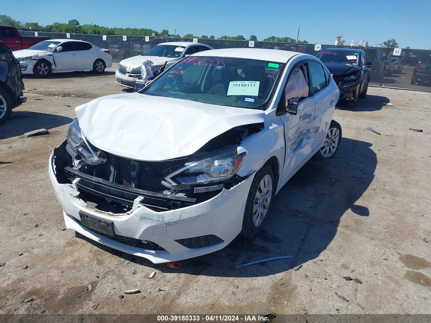 VIN 3N1AB7AP1KY279733 2019 NISSAN SENTRA S