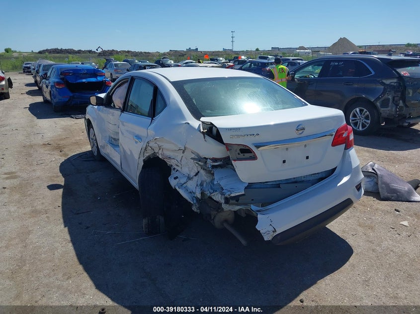 VIN 3N1AB7AP1KY279733 2019 NISSAN SENTRA S