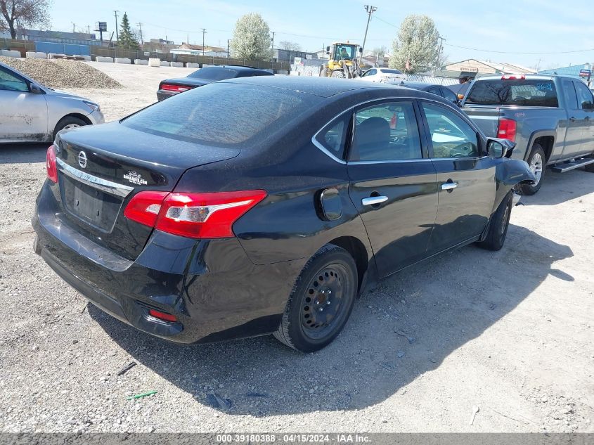 2016 Nissan Sentra S VIN: 3N1AB7AP5GY258522 Lot: 39180388