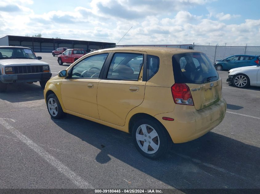 2006 Chevrolet Aveo Ls VIN: KL1TD66646B599490 Lot: 39180445