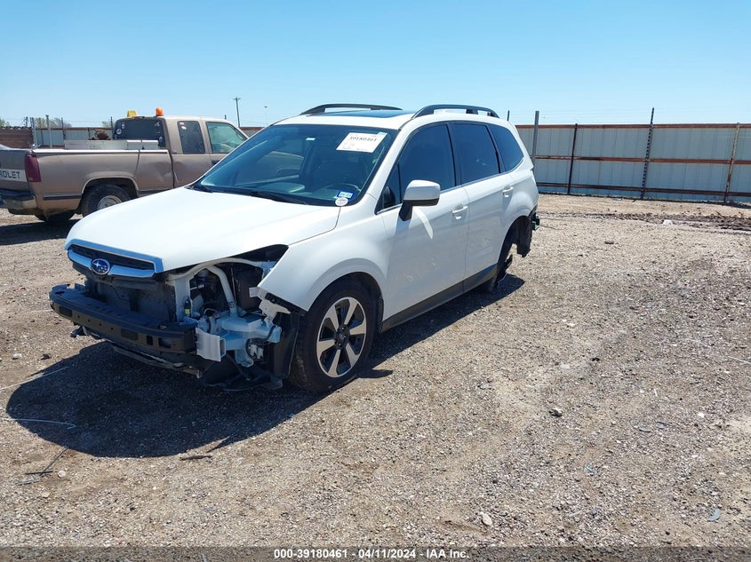 VIN JF2SJAJCXJH430837 2018 SUBARU FORESTER 2.5I LIMITED