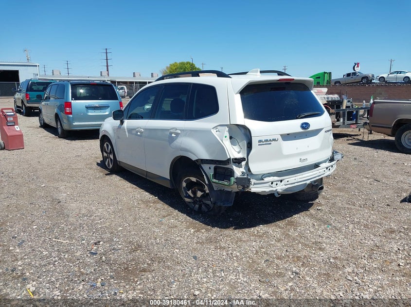 VIN JF2SJAJCXJH430837 2018 SUBARU FORESTER 2.5I LIMITED