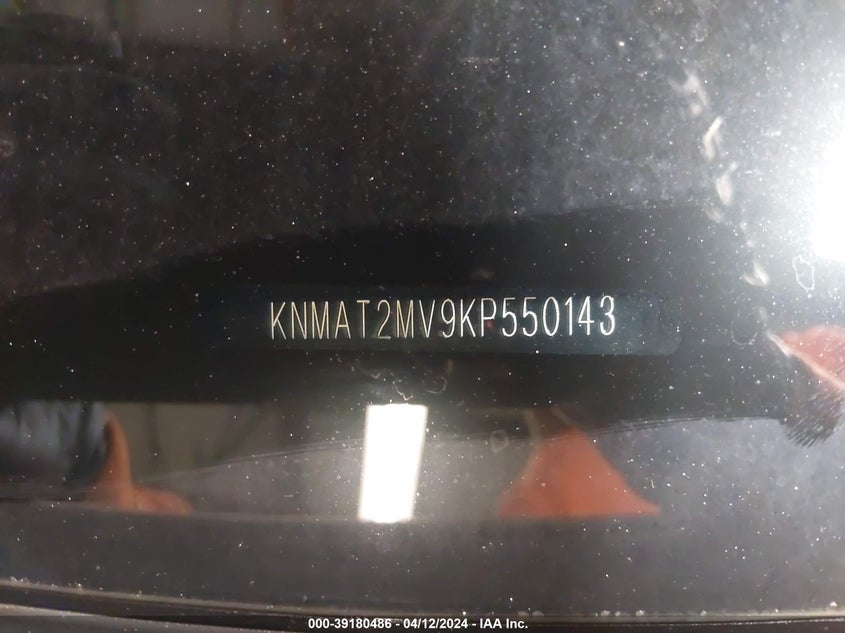 2019 NISSAN ROGUE SV - KNMAT2MV9KP550143
