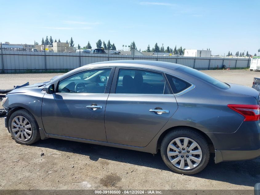 2016 Nissan Sentra S VIN: 3N1AB7AP4GY319651 Lot: 39180500