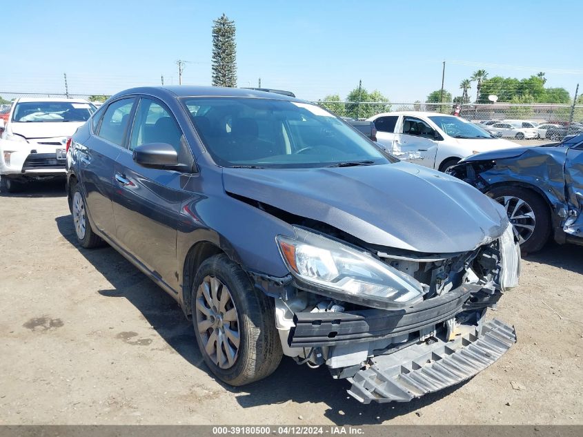 2016 Nissan Sentra S VIN: 3N1AB7AP4GY319651 Lot: 39180500