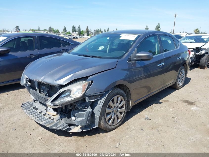 2016 Nissan Sentra S VIN: 3N1AB7AP4GY319651 Lot: 39180500