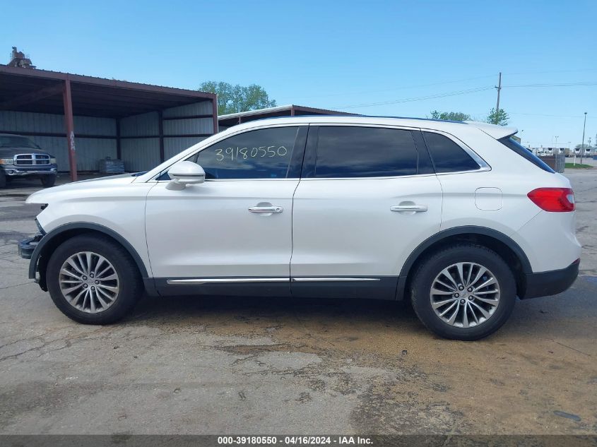 2016 Lincoln Mkx Select VIN: 2LMTJ8KR5GBL61172 Lot: 39180550