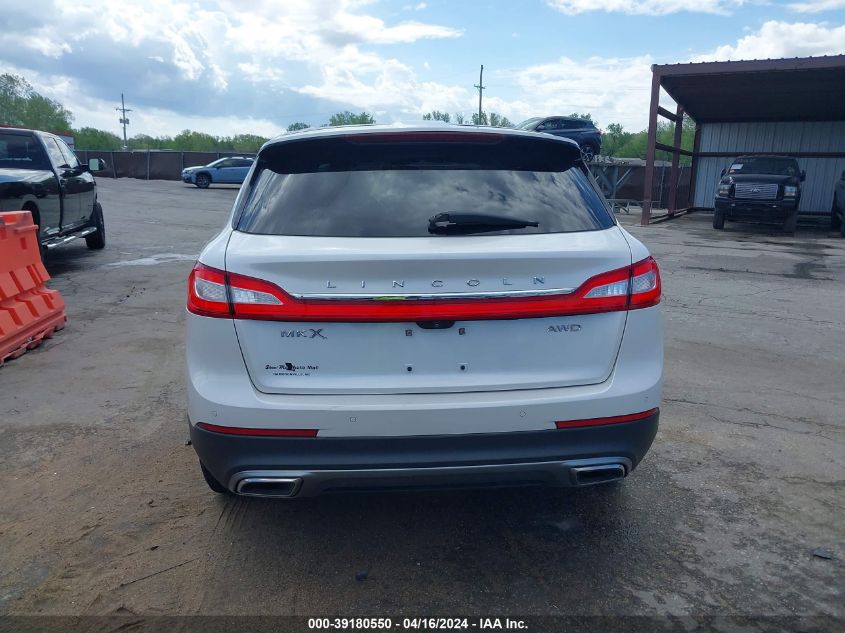 2016 Lincoln Mkx Select VIN: 2LMTJ8KR5GBL61172 Lot: 39180550