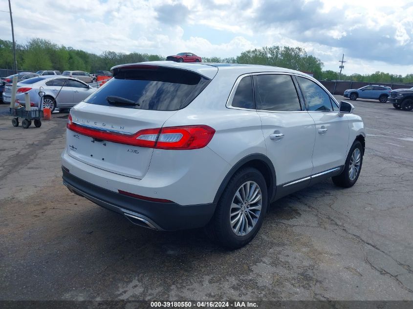 2016 Lincoln Mkx Select VIN: 2LMTJ8KR5GBL61172 Lot: 39180550