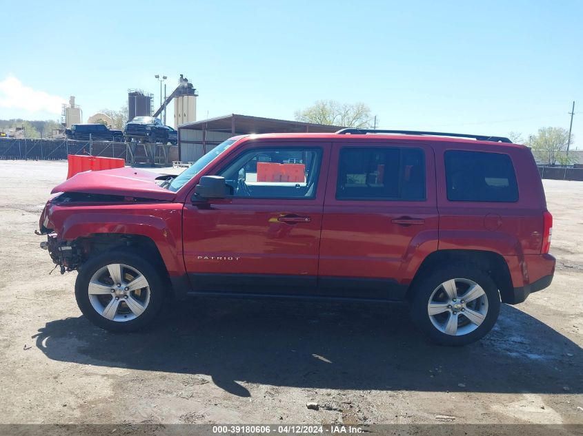 2014 Jeep Patriot Latitude VIN: 1C4NJRFB7ED661749 Lot: 39180606