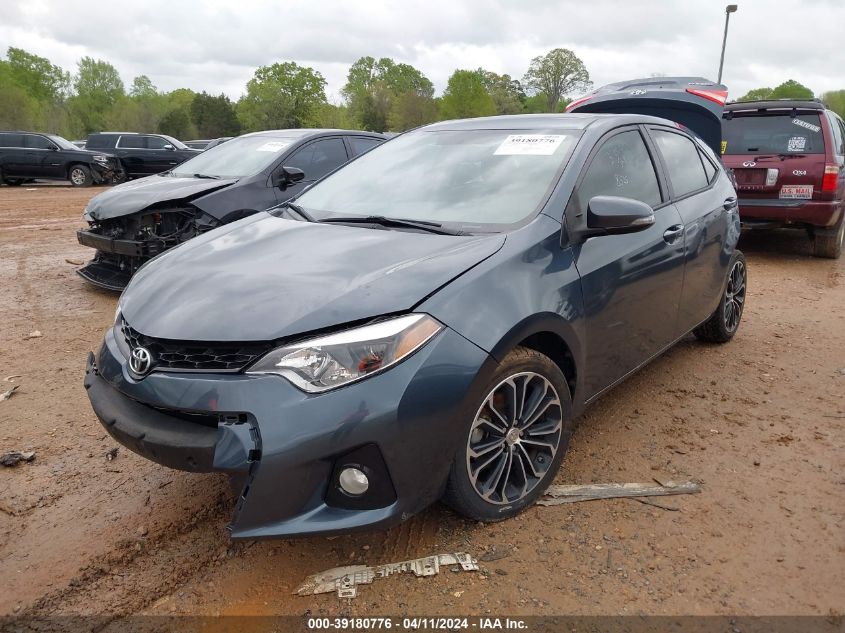 2015 Toyota Corolla S Plus VIN: 2T1BURHE6FC338325 Lot: 39180776