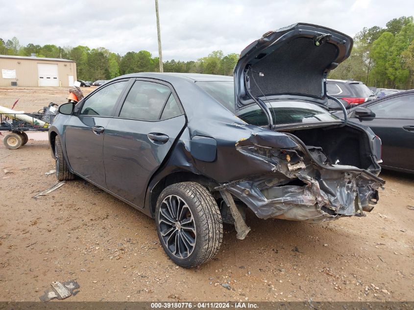 2015 Toyota Corolla S Plus VIN: 2T1BURHE6FC338325 Lot: 39180776