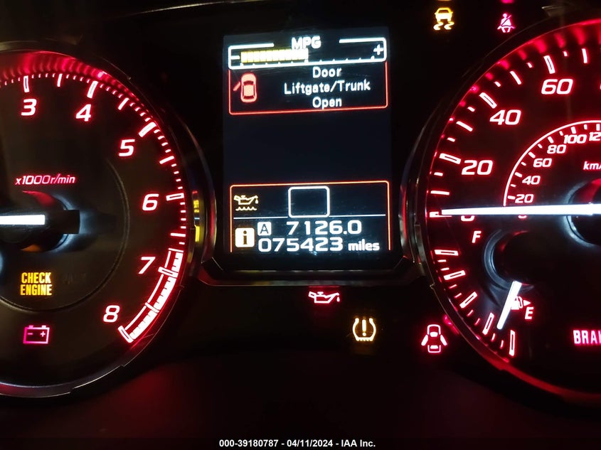 2017 SUBARU WRX - JF1VA1B60H9823101