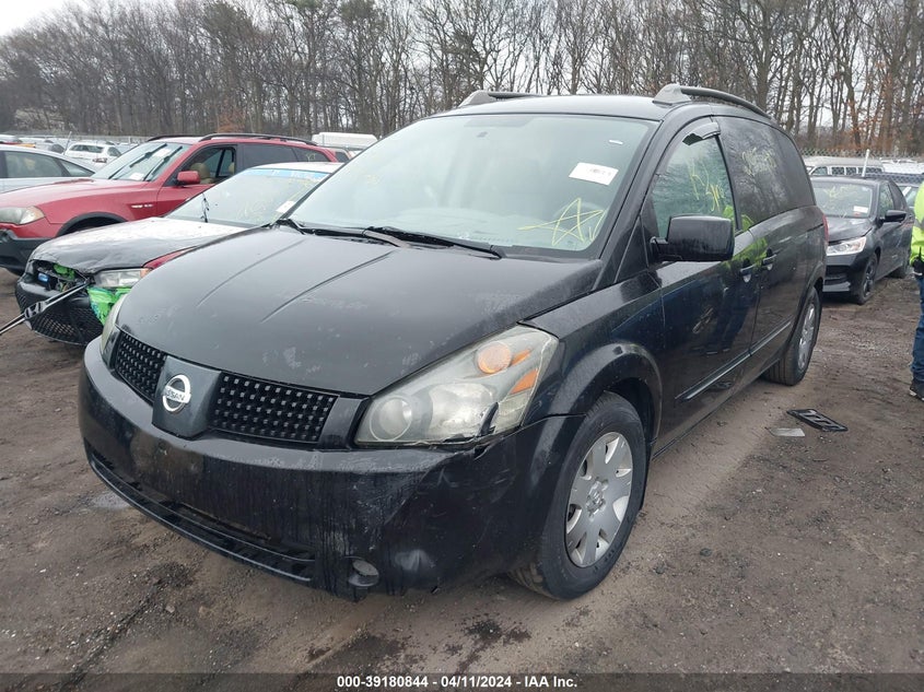 2005 Nissan Quest 3.5 S VIN: 5N1BV28U45N114599 Lot: 39180844