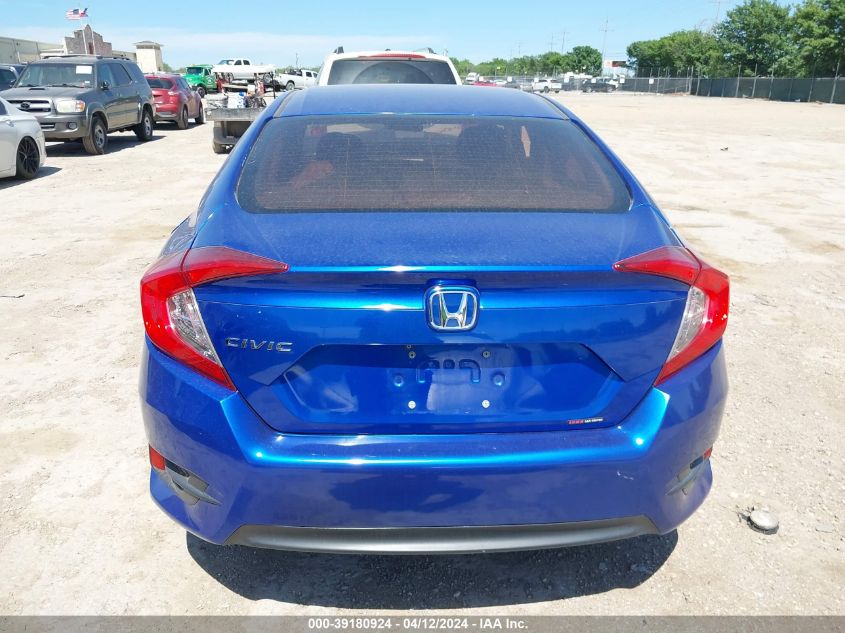 2016 Honda Civic Lx VIN: 19XFC2E50GE035771 Lot: 39180924