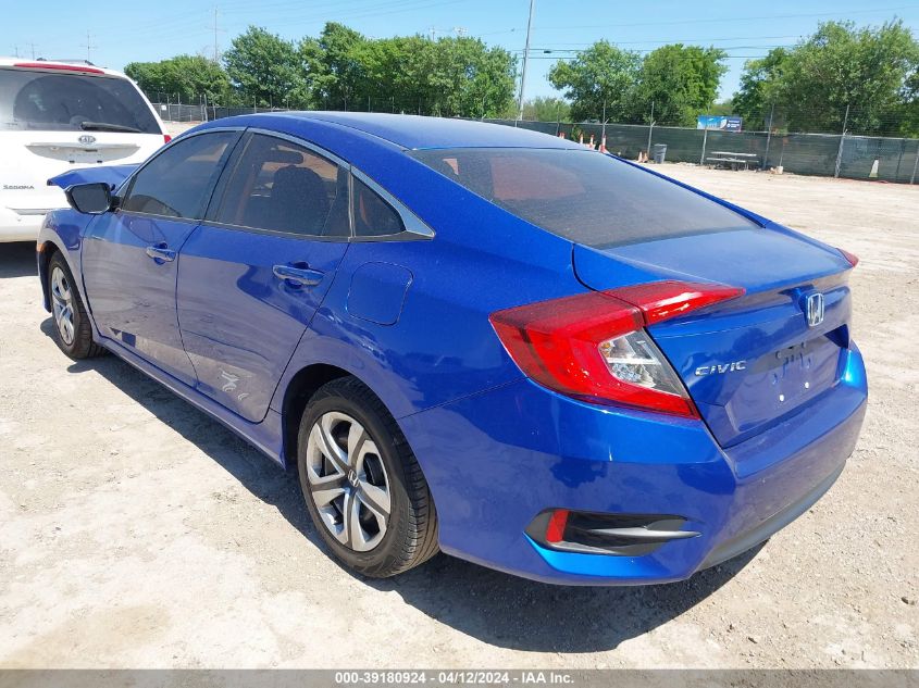 2016 Honda Civic Lx VIN: 19XFC2E50GE035771 Lot: 39180924