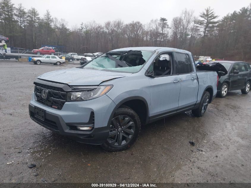 2024 Honda Ridgeline Sport VIN: 5FPYK3F12RB001087 Lot: 39180929