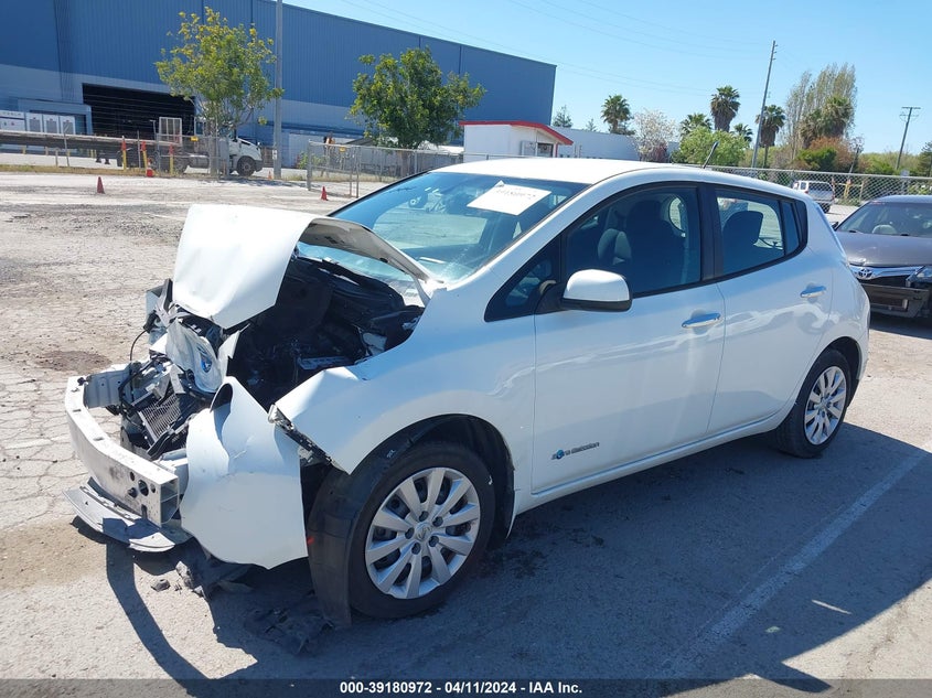 2013 Nissan Leaf S VIN: 1N4AZ0CP6DC414798 Lot: 39180972