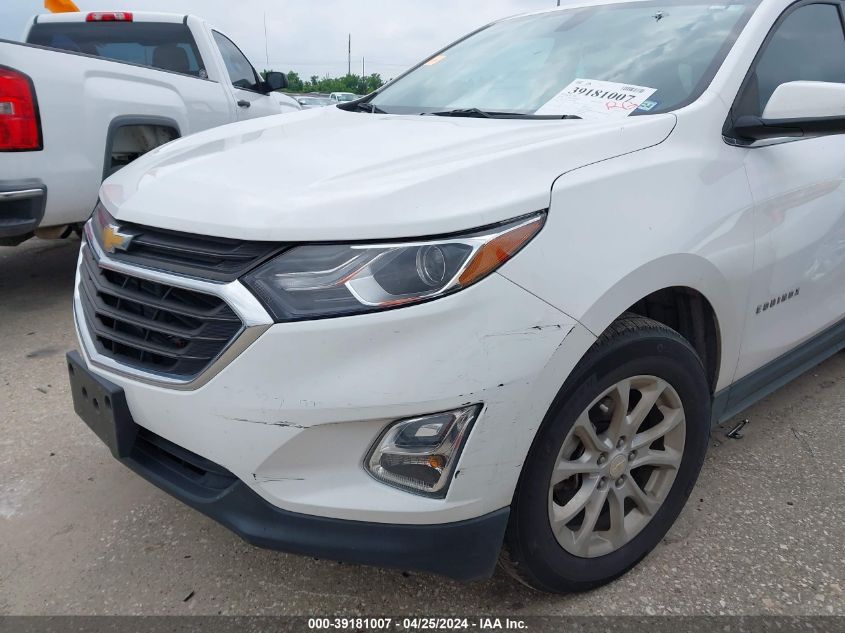 2018 Chevrolet Equinox Lt VIN: 3GNAXJEV8JL116603 Lot: 39181007