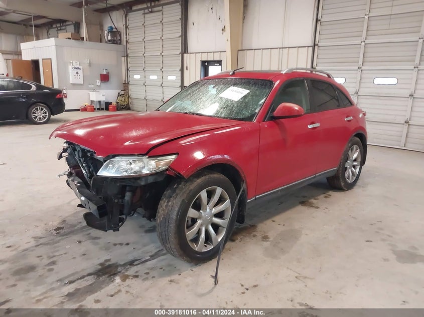 2004 Infiniti Fx35 VIN: JNRAS08W84X218806 Lot: 39181016