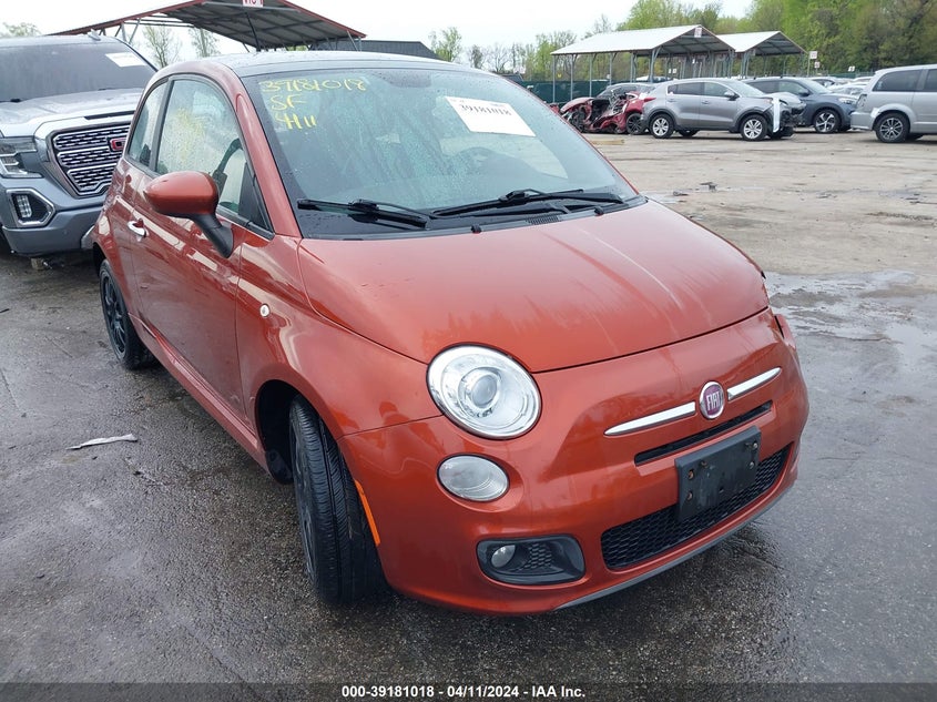 2012 Fiat 500 Sport VIN: 3C3CFFBR0CT229428 Lot: 39181018