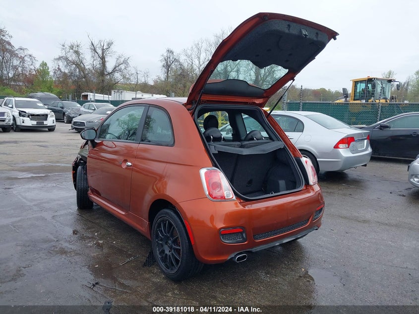 2012 Fiat 500 Sport VIN: 3C3CFFBR0CT229428 Lot: 39181018
