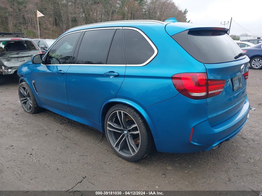 2015 BMW X5 M VIN: 5YMKT6C59F0C89294 Lot: 39181030