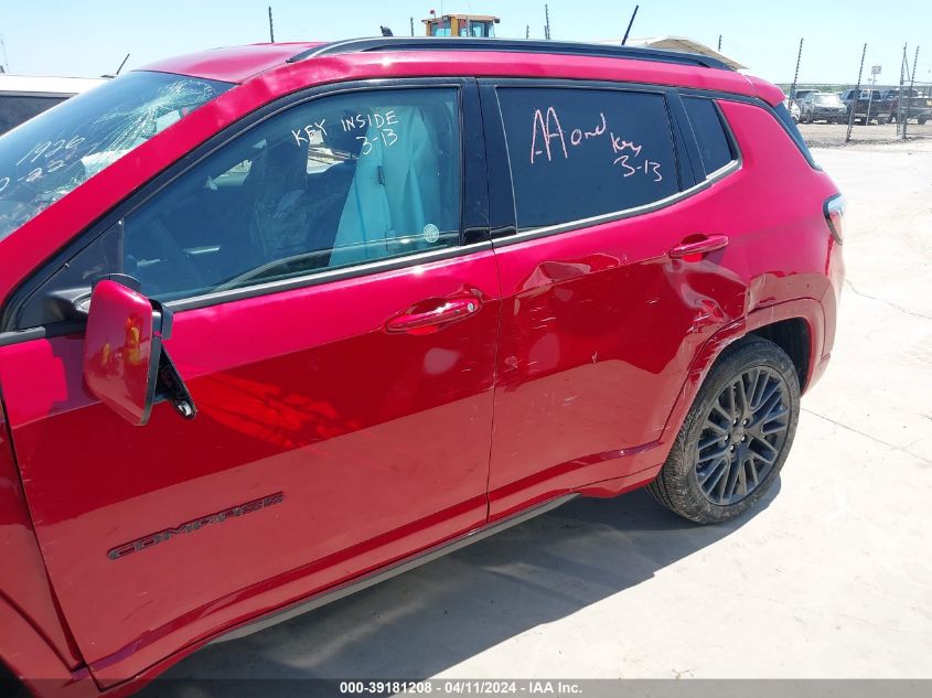 2023 Jeep Compass (Red) Edition 4X4 VIN: 3C4NJDCN5PT527577 Lot: 39181208