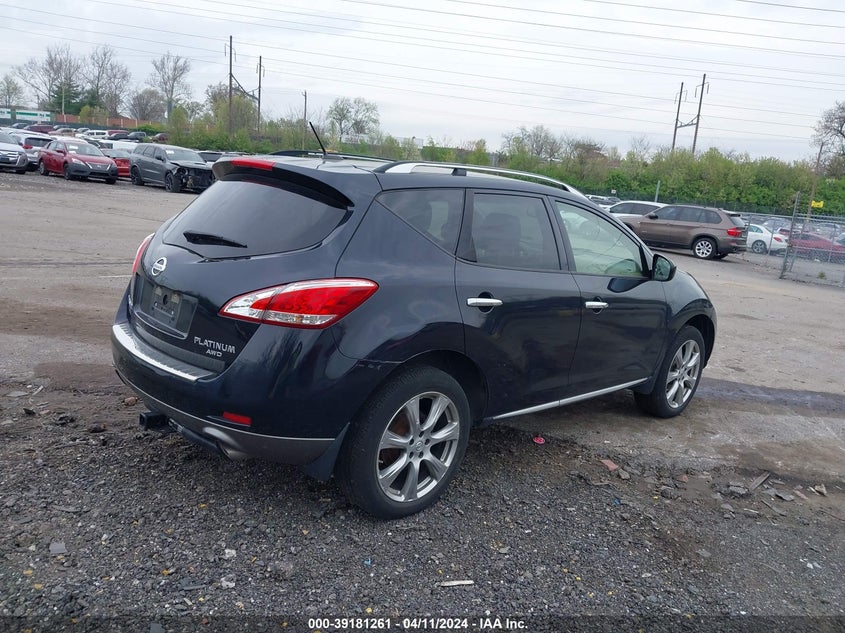2014 NISSAN MURANO S/SL/SV/LE - JN8AZ1MW3EW528784