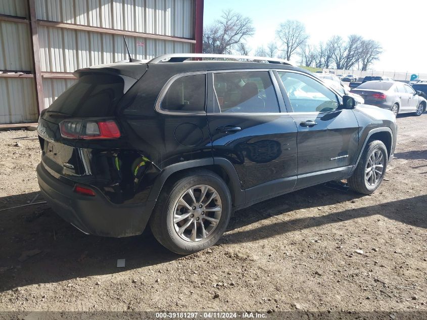 2021 Jeep Cherokee Latitude Lux 4X4 VIN: 1C4PJMMX4MD125348 Lot: 39181297