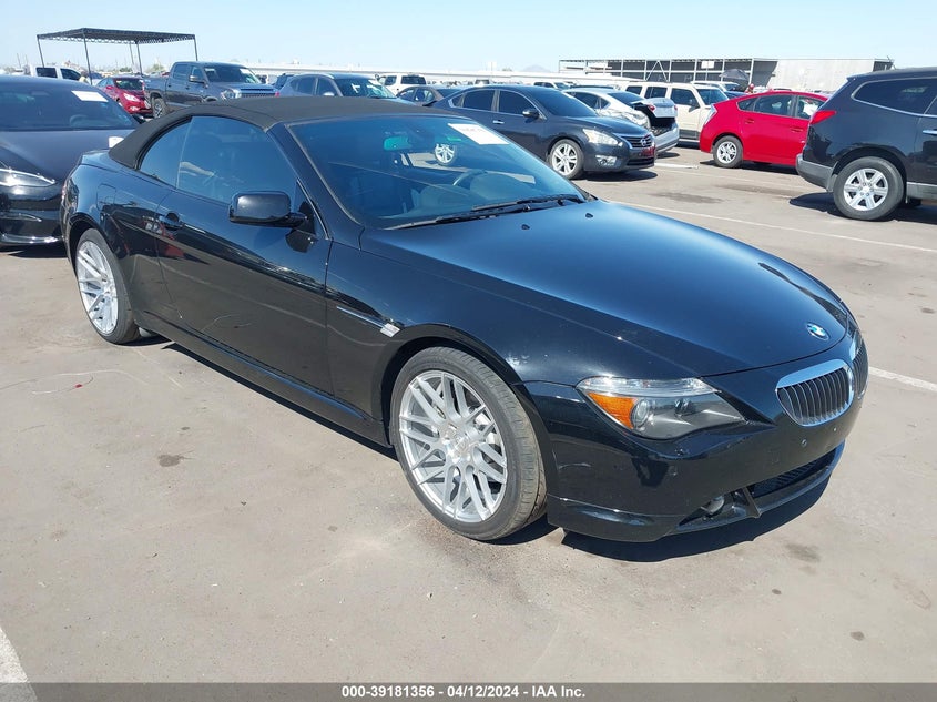 2007 BMW 650I VIN: WBAEK13517CN80393 Lot: 39181356