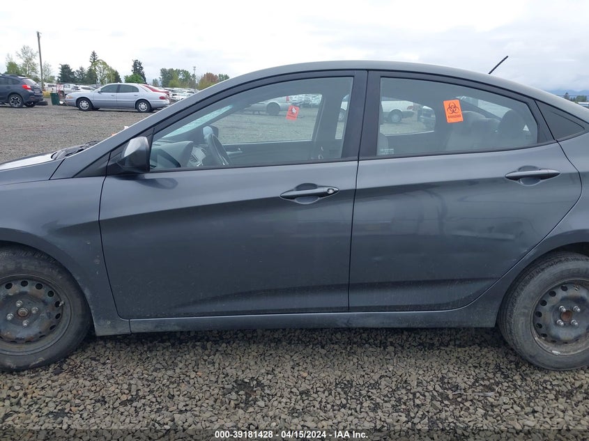 2013 HYUNDAI ACCENT GLS/GS - KMHCT4AE0DU391392