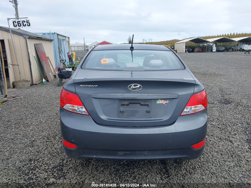 2013 HYUNDAI ACCENT GLS/GS - KMHCT4AE0DU391392