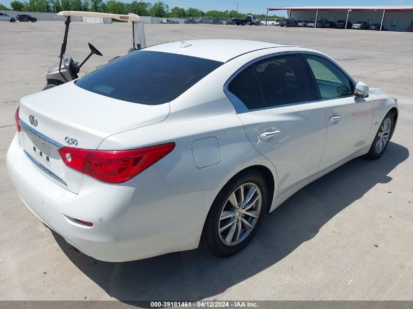 2016 Infiniti Q50 3.0T Premium VIN: JN1EV7AP4GM301730 Lot: 39181461