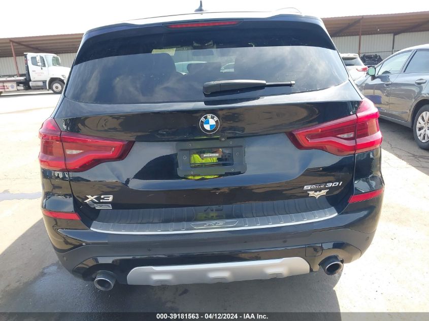 2019 BMW X3 SDRIVE30I - 5UXTR7C57KLE94055