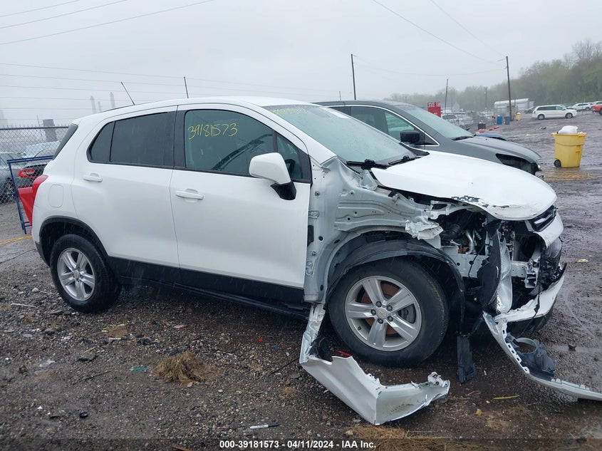 VIN KL7CJKSB4MB301205 2021 CHEVROLET TRAX FWD LS