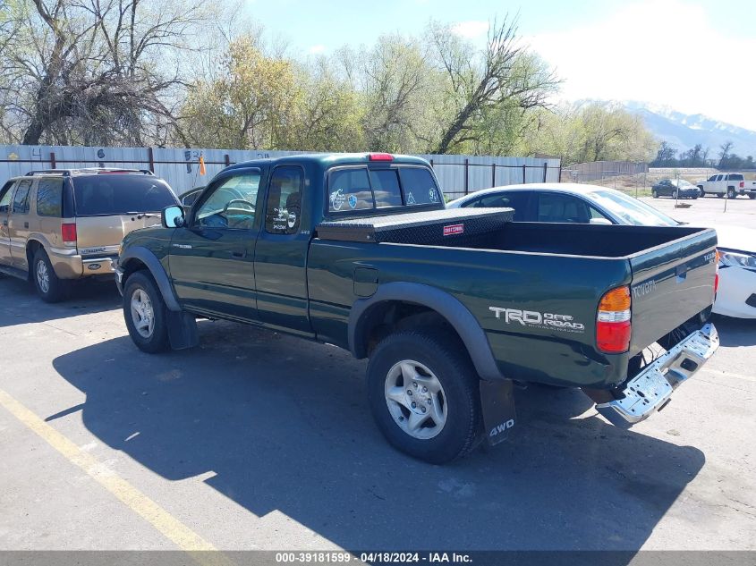 2001 Toyota Tacoma Base V6 VIN: 5TEWN72N61Z850956 Lot: 39181599