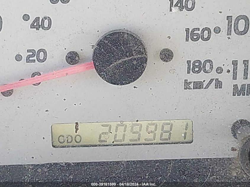 2001 Toyota Tacoma Base V6 VIN: 5TEWN72N61Z850956 Lot: 39181599