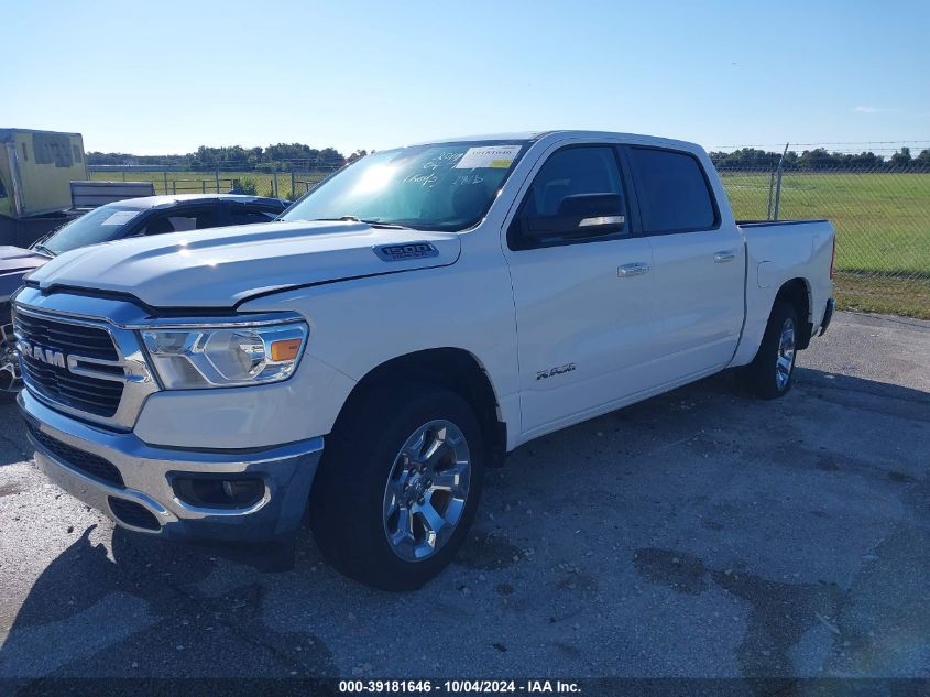 2019 Ram 1500 Big Horn/Lone Star 4X2 5'7 Box VIN: 1C6RREFT7KN771564 Lot: 39181646