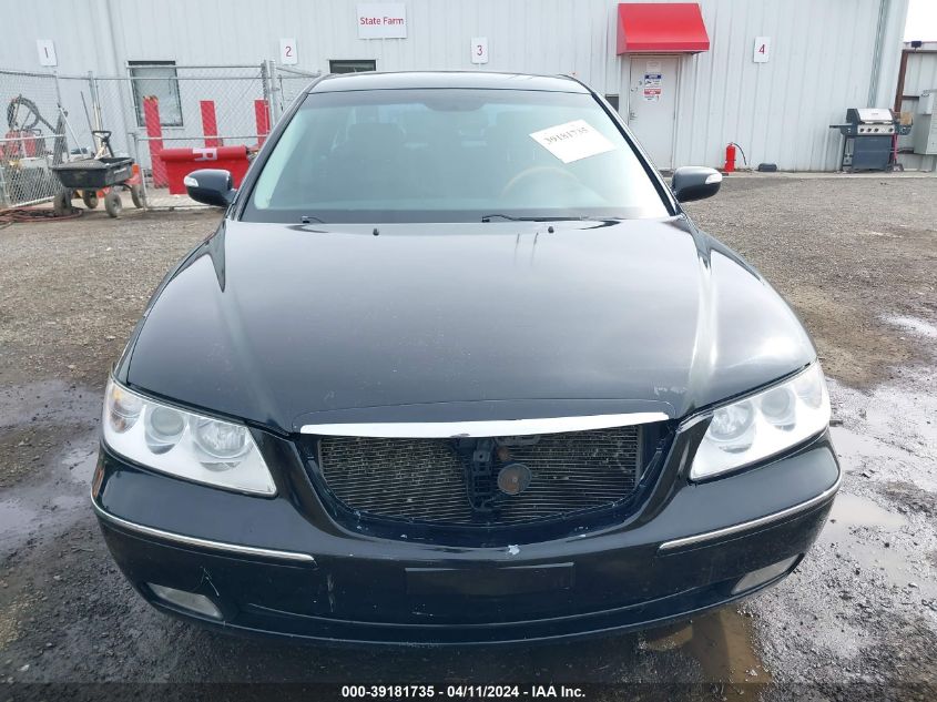 KMHFC46F67A186034 2007 Hyundai Azera Limited/Se