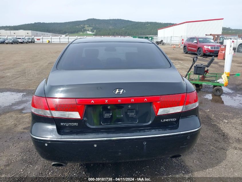 KMHFC46F67A186034 2007 Hyundai Azera Limited/Se