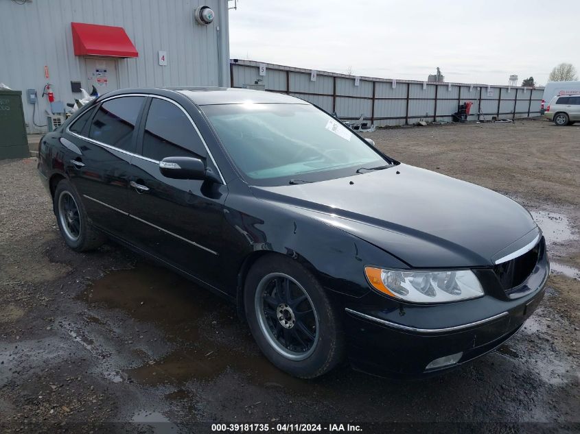 KMHFC46F67A186034 2007 Hyundai Azera Limited/Se