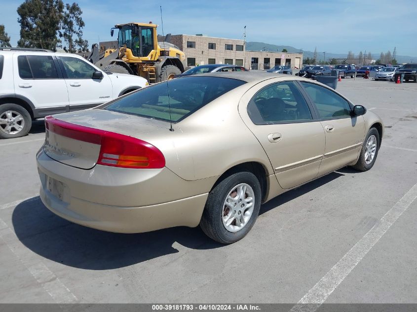 1999 Dodge Intrepid VIN: 2B3HD46R7XH709830 Lot: 39181793