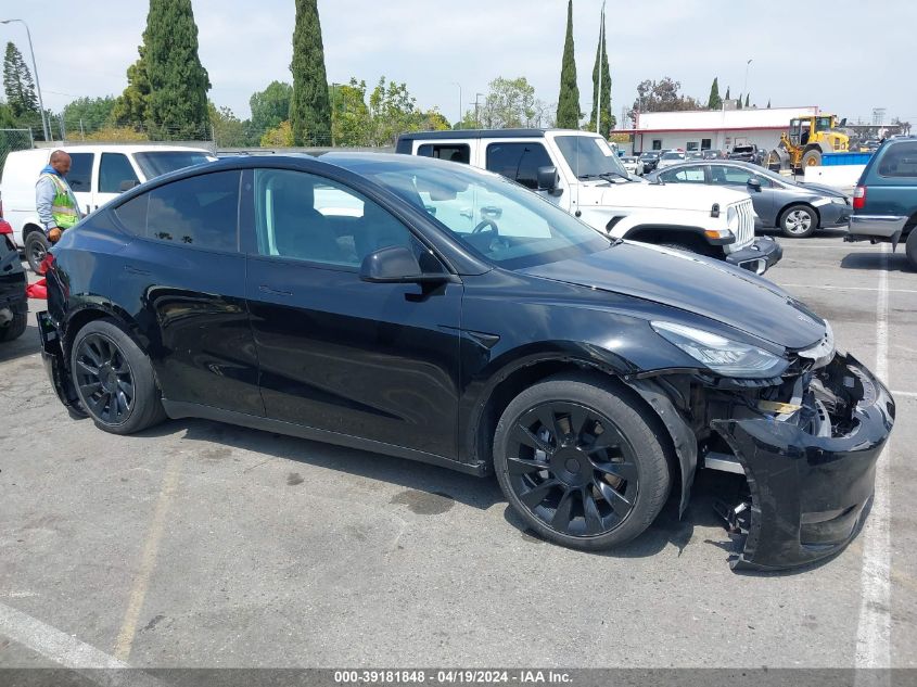 2021 Tesla Model Y Long Range Dual Motor All-Wheel Drive VIN: 5YJYGAEE6MF159198 Lot: 39181848