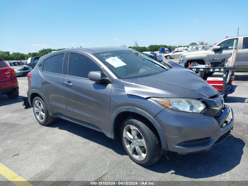 2017 Honda Hr-V Lx VIN: 3CZRU5H39HM719547 Lot: 39182024