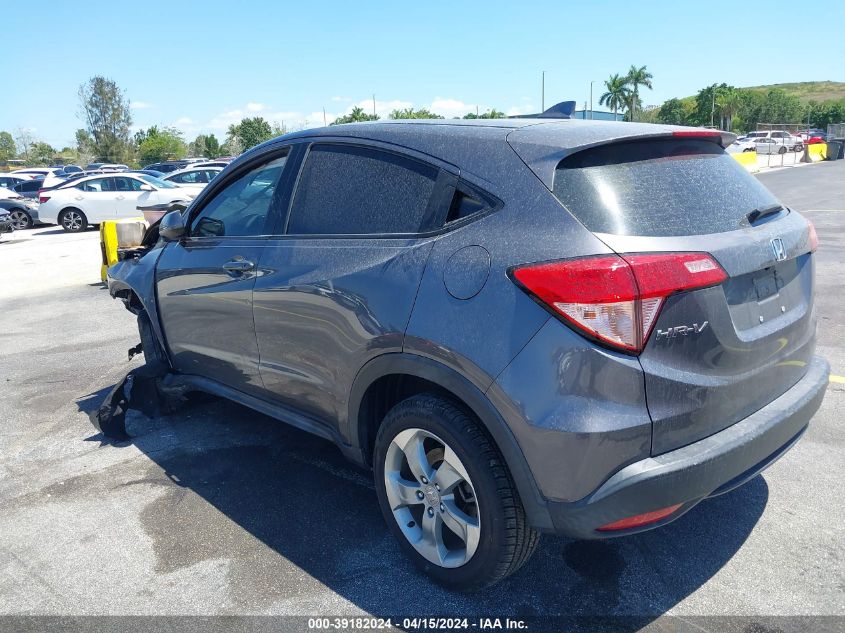 2017 Honda Hr-V Lx VIN: 3CZRU5H39HM719547 Lot: 39182024