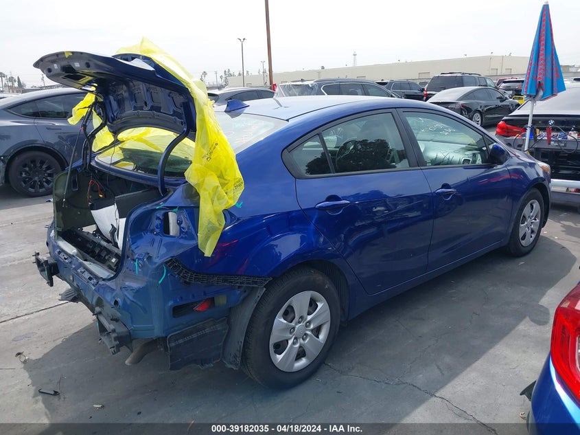 2017 KIA FORTE LX - 3KPFK4A78HE142378